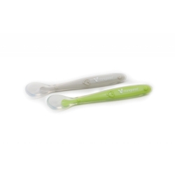 Κουταλάκια Σιλικόνης Silicone Spoons Green Cangaroo