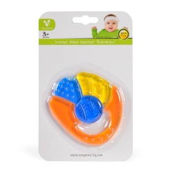 Μασητικό οδοντοφυΐας με νερό Rainbow T1187 Orange Cangaroo 3800146261900