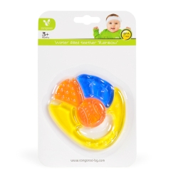 Μασητικό οδοντοφυΐας με νερό Rainbow T1187 Yellow Cangaroo 3800146261917