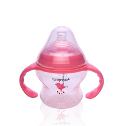 Μπιμπερό με χερούλια PP 150ml Tiki SWB-150 Girl Cangaroo 3800146260101