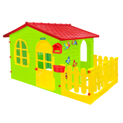 Σπιτάκι Κήπου με Φράχτη Garden House 12243 Mochtoys