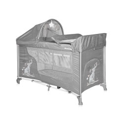 Παρκοκρέβατο Moonlight Rocker 2 Layers Grey Fun Lorelli 10080422140