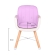 Καρεκλάκι Φαγητού Carino με Ξύλινα Πόδια 2σε1 Pink Buba 022377