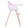 Καρεκλάκι Φαγητού Carino με Ξύλινα Πόδια 2σε1 Pink Buba 022377