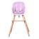 Καρεκλάκι Φαγητού Carino με Ξύλινα Πόδια 2σε1 Pink Buba 022377