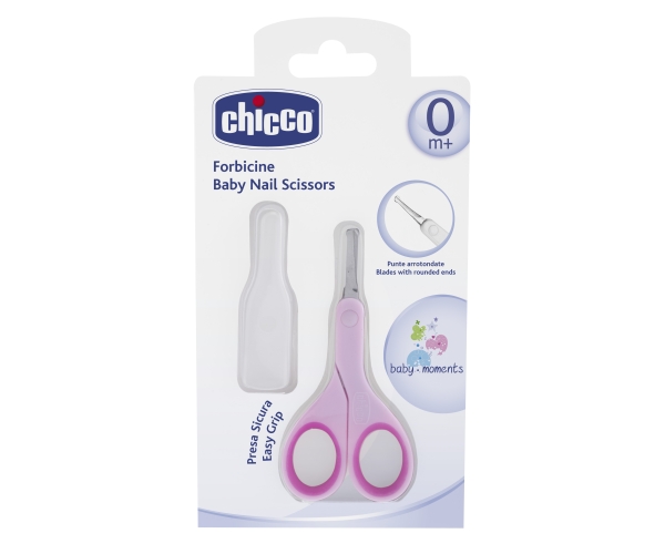 Ψαλιδάκι Ασφαλείας Με Θήκη Chicco Ροζ 05912-10