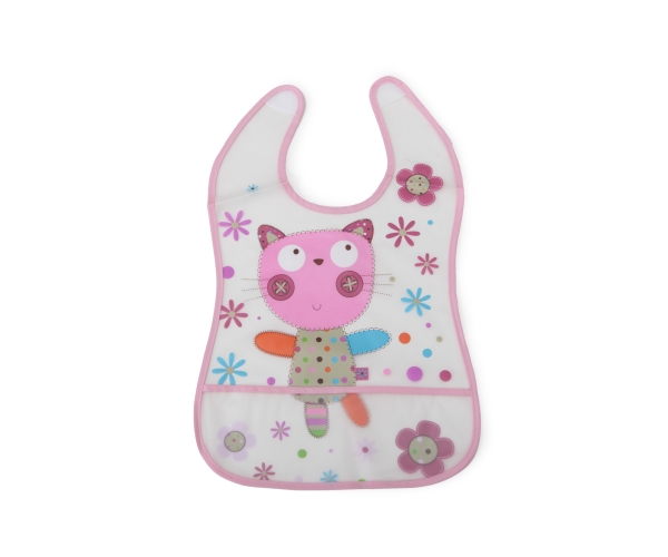 Σαλιάρα Βaby Bib Happy Meal Pink Cangaroo