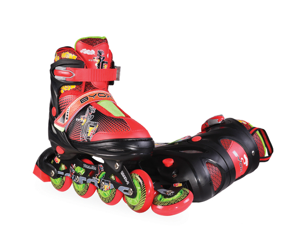 Πατίνια Roller Skates Αυξομειούμενα In-Line Mask L (38-41) Black Byox 3800146254209