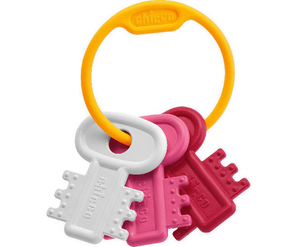 Μασητικά Χρωματιστά Κλειδιά Ροζ 3-18m Chicco 63216-10