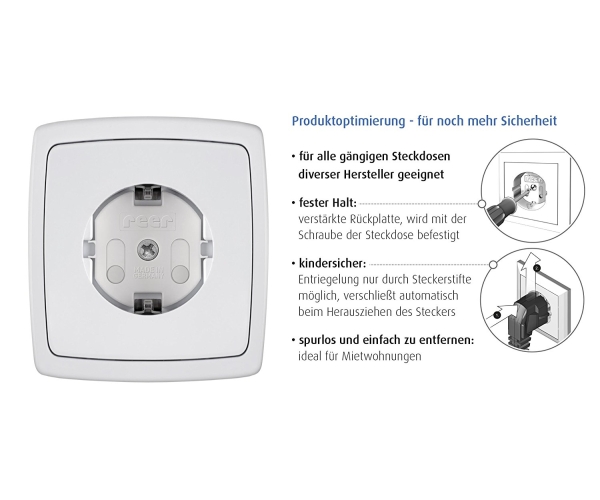 Ασφάλεια για Πρίζες Βιδωτή 10 τεμάχια Reer 32010