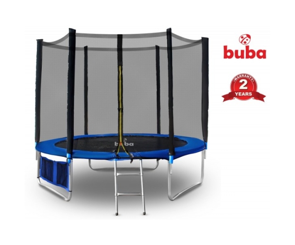 Τραμπολίνο με Δίχτυ και Σκάλα 366cm Buba 021884
