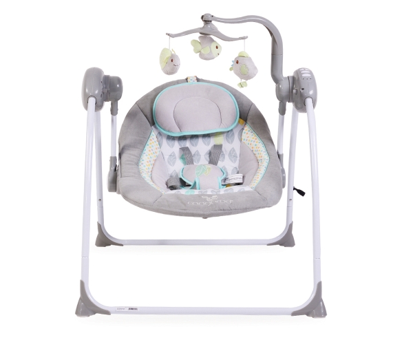 Ρηλάξ-Κούνια Baby Swing Plus Grey Cangaroo 3800146247126