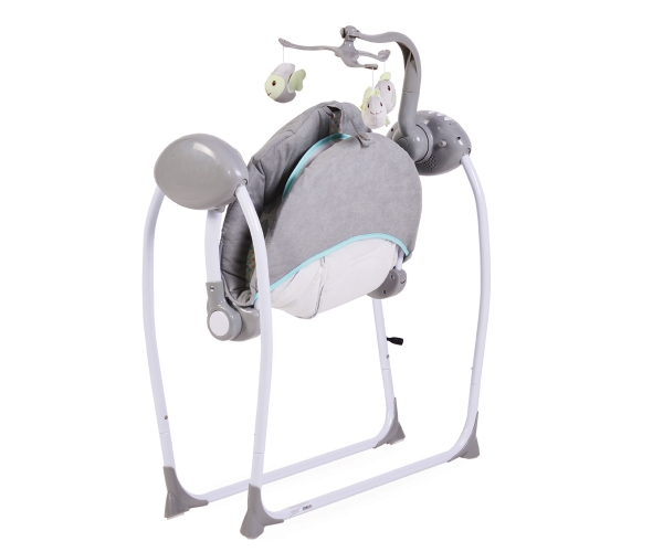 Ρηλάξ-Κούνια Baby Swing Plus Grey Cangaroo 3800146247126