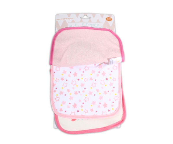 Σαλιάρα Βρεφική 3 τεμ. Tibby Pink Cangaroo 3800146264024