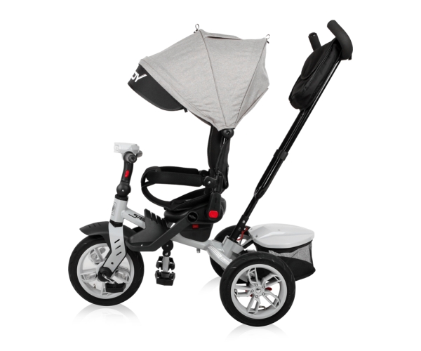 Τρίκυκλο Ποδηλατάκι Speedy Air Grey & Black Lorelli 10050432108 - πλαϊνή όψη
